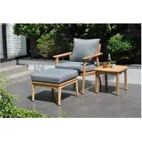Rhodes Outdoor 3-pc. Seating Set in Natural by International Home Miami