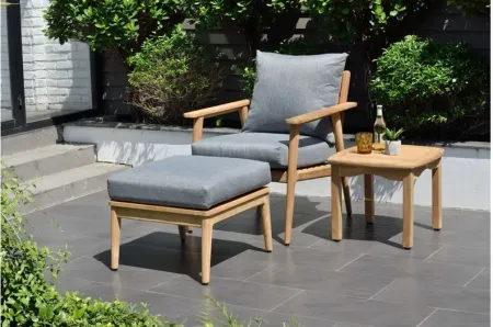 Rhodes Outdoor 3-pc. Seating Set in Natural by International Home Miami