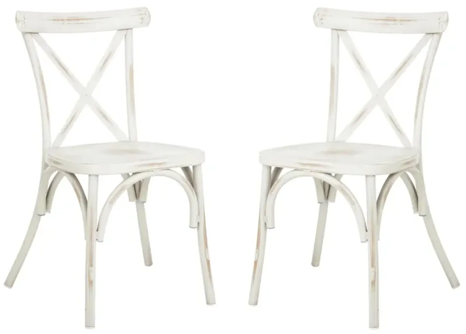 Madalina Outdoor Stackable Chair: Set of 2