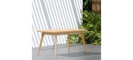 Rhodes Outdoor Coffee Table in Natural by International Home Miami