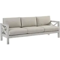 Farlowe Outdoor Sofa in Brushed White by South Sea Outdoor Living