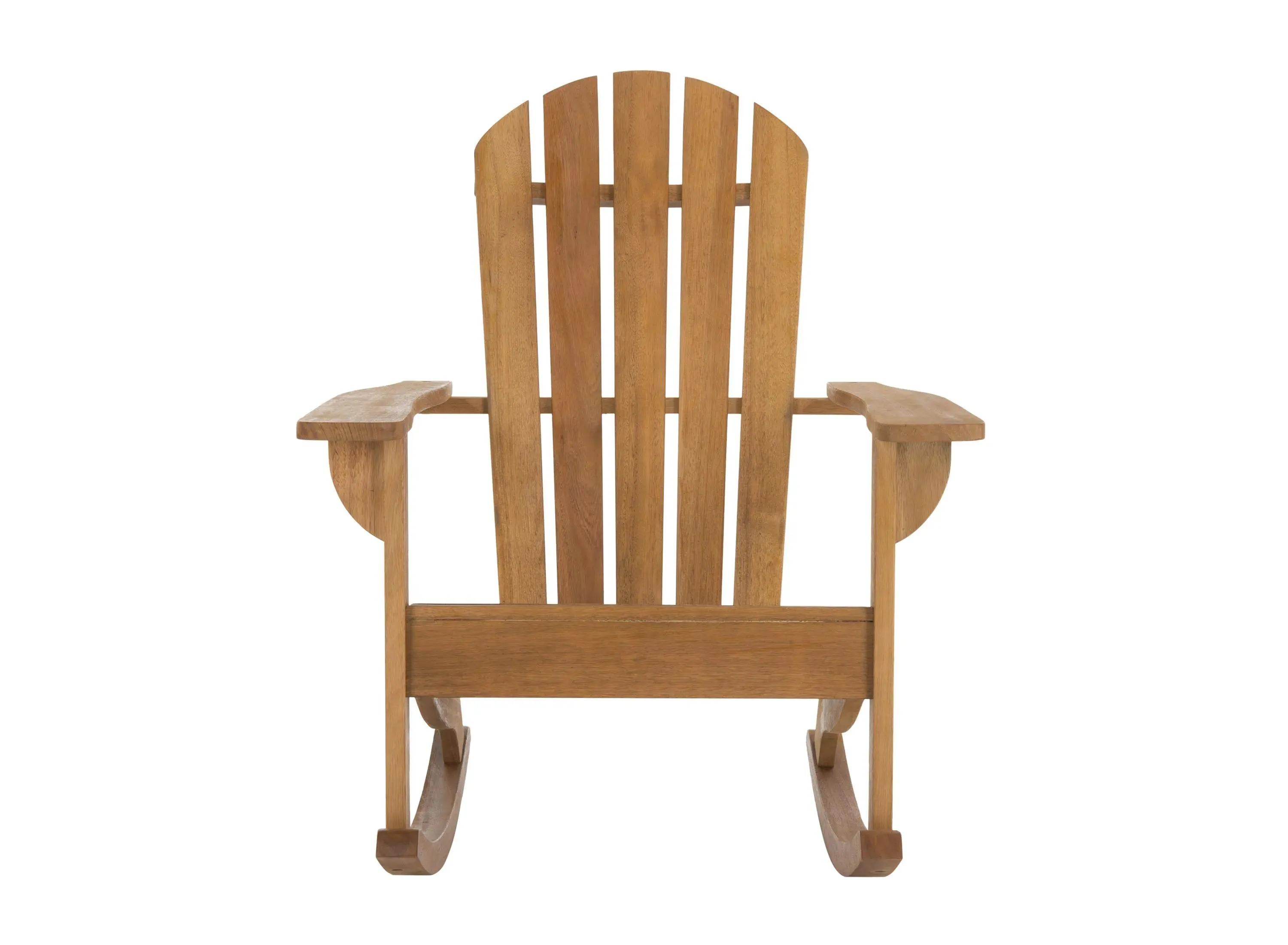 Newton Outdoor Adirondack Rocking Chair in Yellow by Safavieh