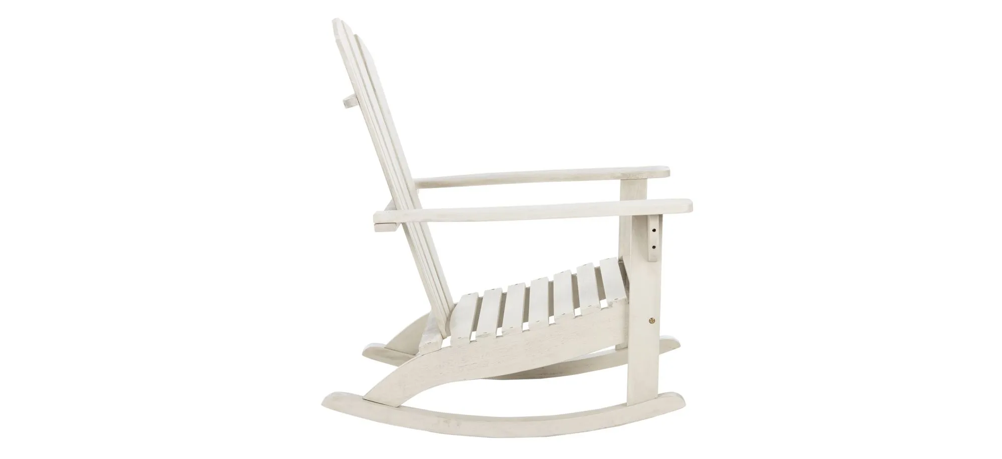 Newton Outdoor Adirondack Rocking Chair in Gray by Safavieh