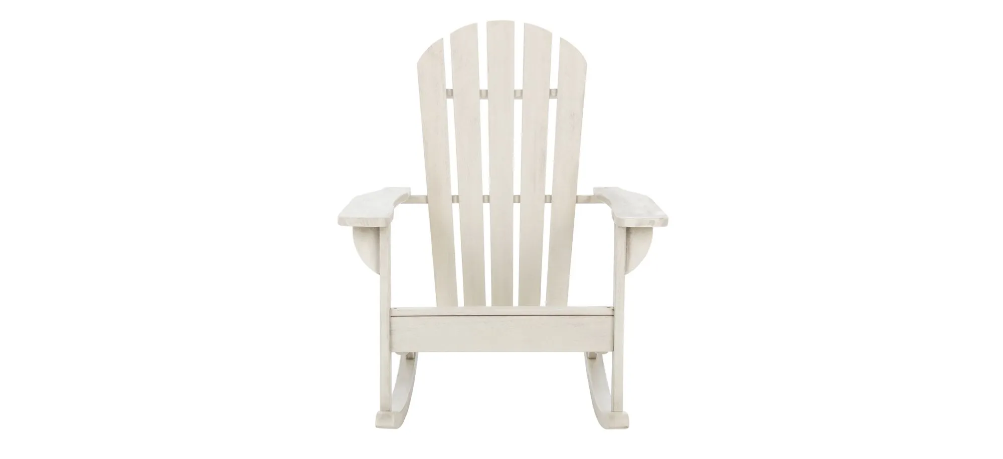 Newton Outdoor Adirondack Rocking Chair in Gray by Safavieh