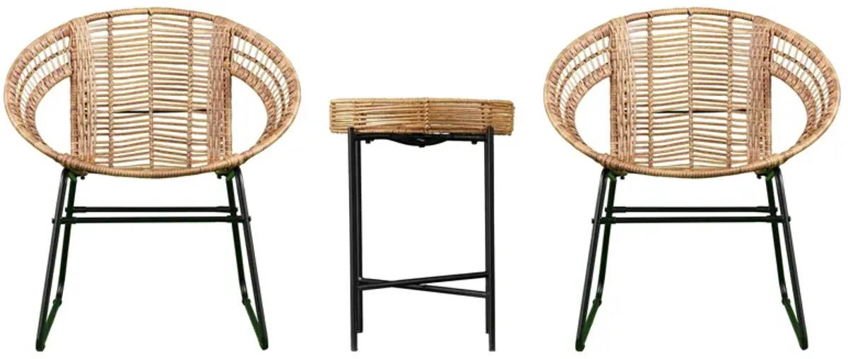 Fisher 3-pc. Outdoor Set in Natural by SEI Furniture