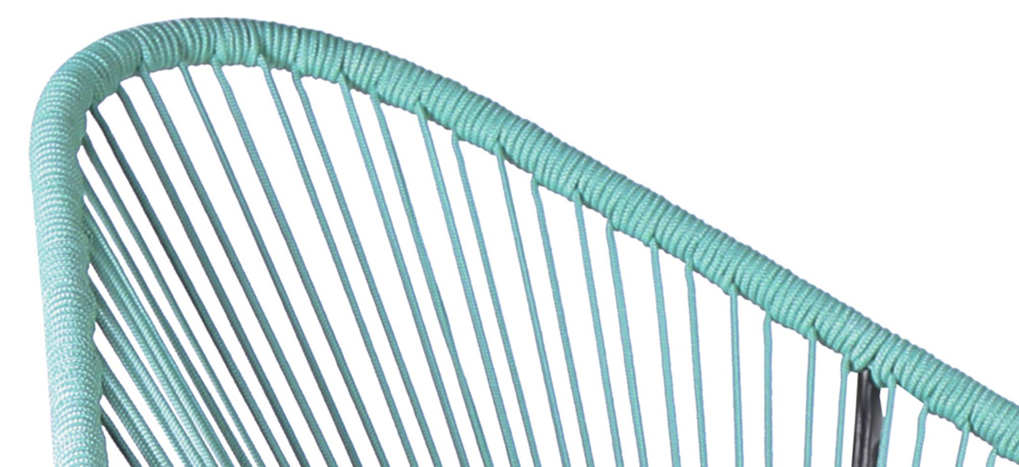 Acapulco Indoor Outdoor Steel Papasan Lounge Chair