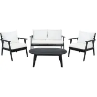 Dagny 4-pc. Patio Set in Pacific Blue by Safavieh