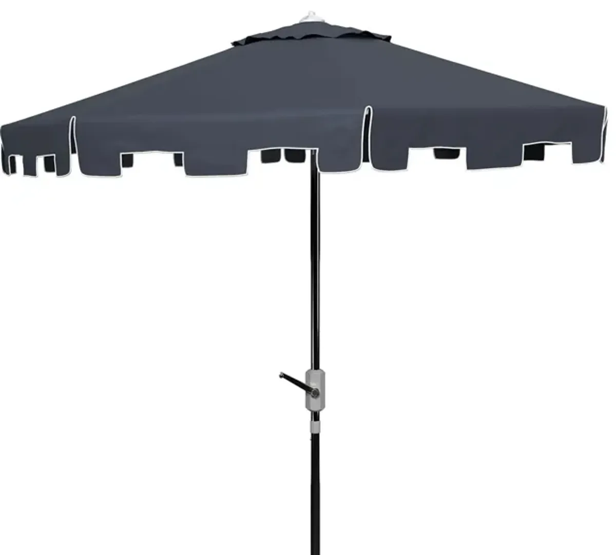 Zimmerman Outdoor Umbrella in Navy by Safavieh