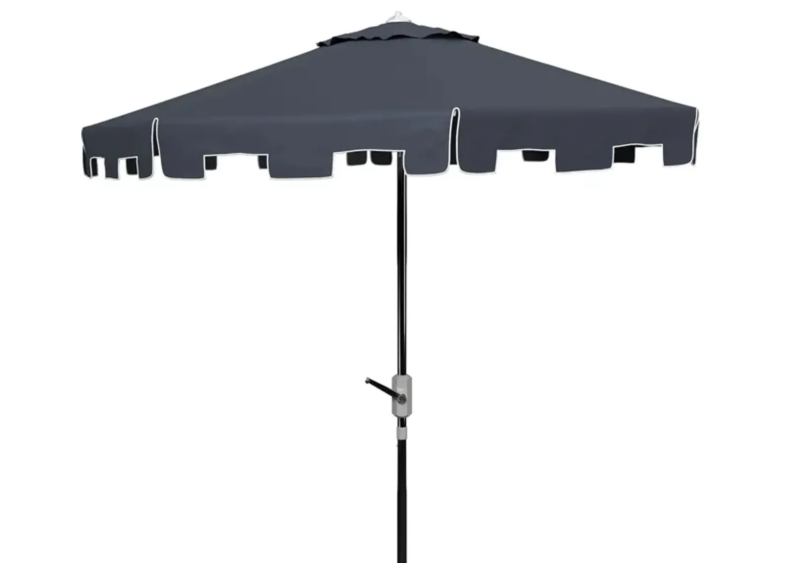 Zimmerman Outdoor Umbrella in Navy by Safavieh