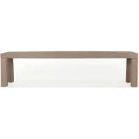 Sonora Outdoor Dining Bench in Washed Brown by Four Hands