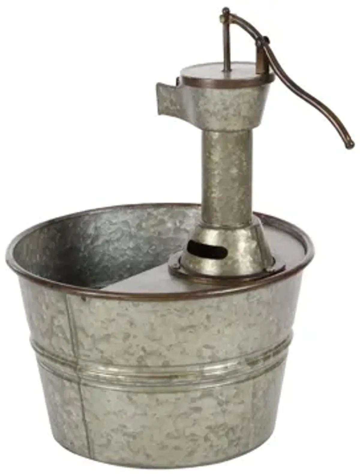 Ivy Collection Gray Metal Fountain