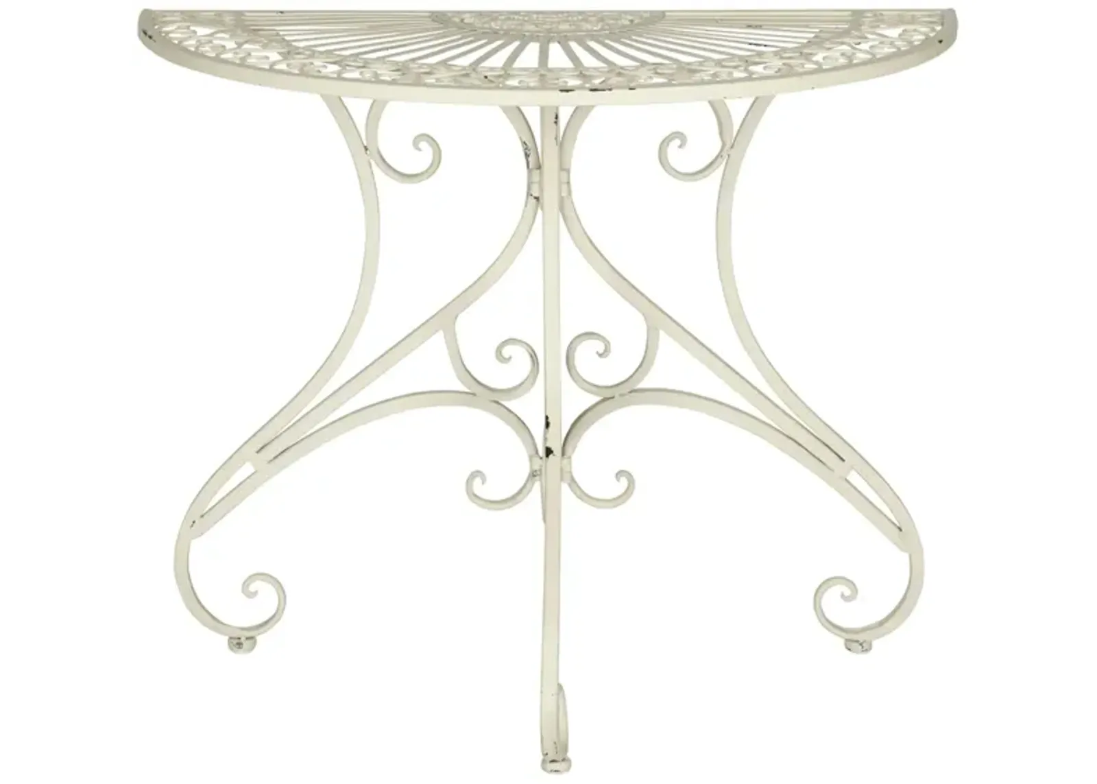 Halleck Accent Table in Natural / White by Safavieh