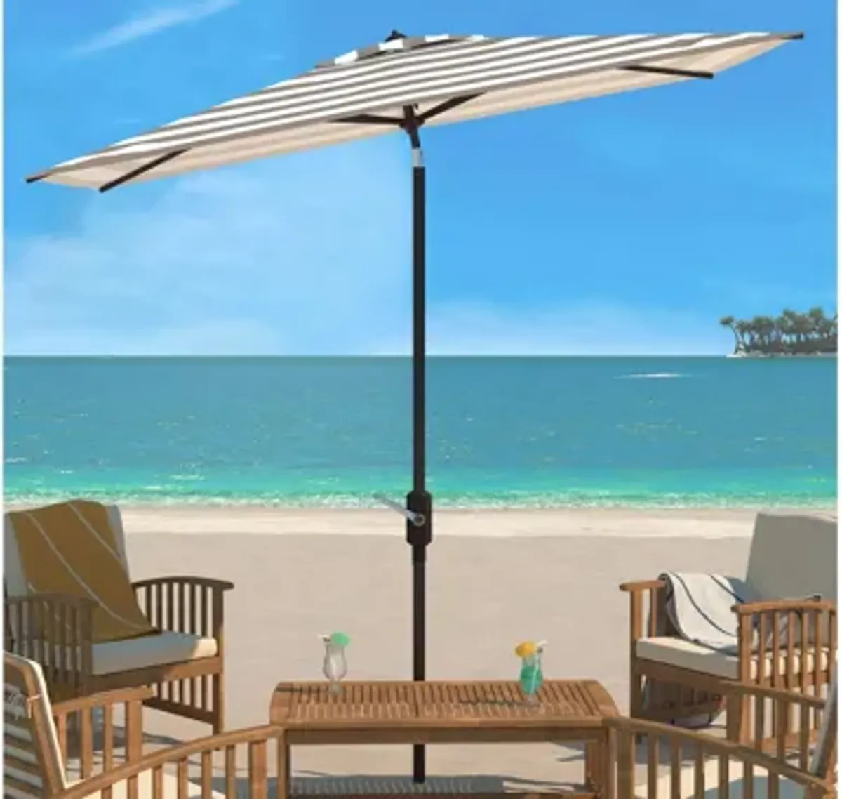 Marcie Outdoor Rectangular Umbrella