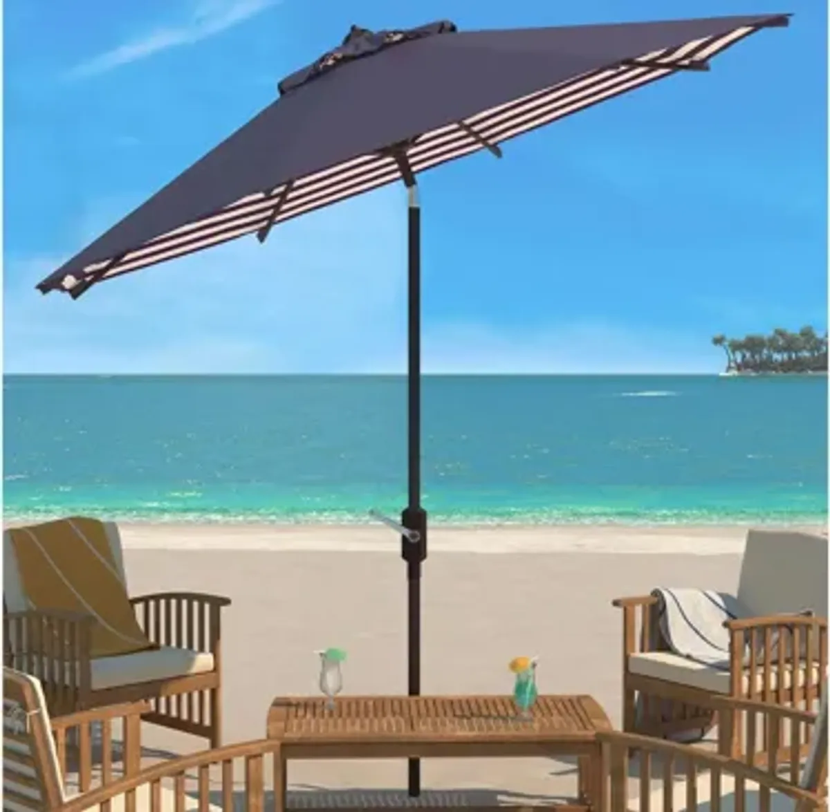 Shay Outdoor Crank Umbrella