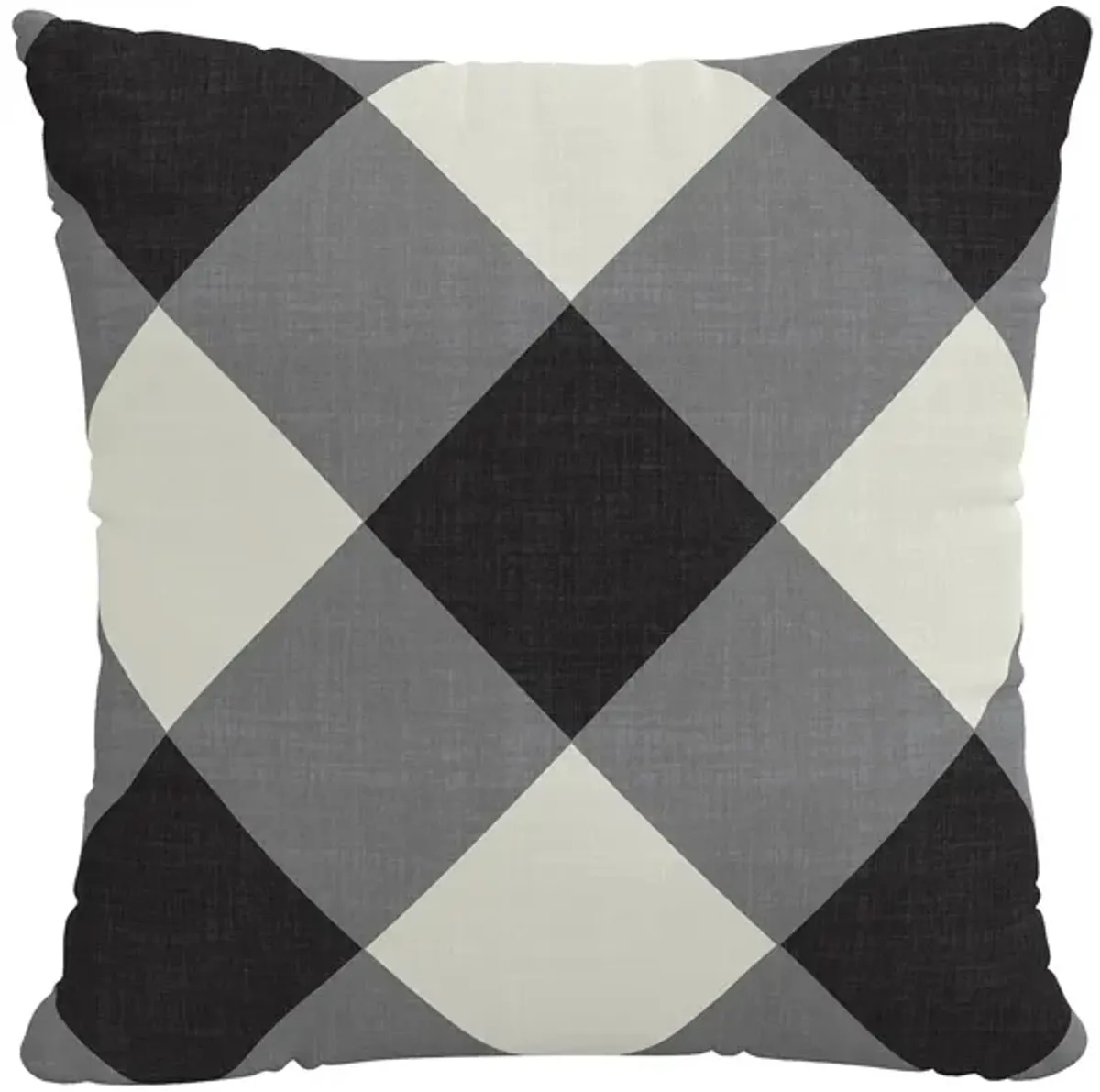 20" Outdoor Diamond Check Pillow