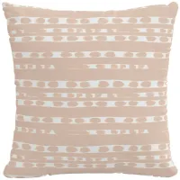 22" Outdoor Himari Pillow in Himari Soft Pink by Skyline