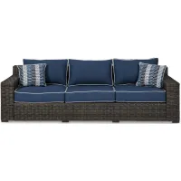 Grasson Lane Sofa in Blue by Ashley Furniture