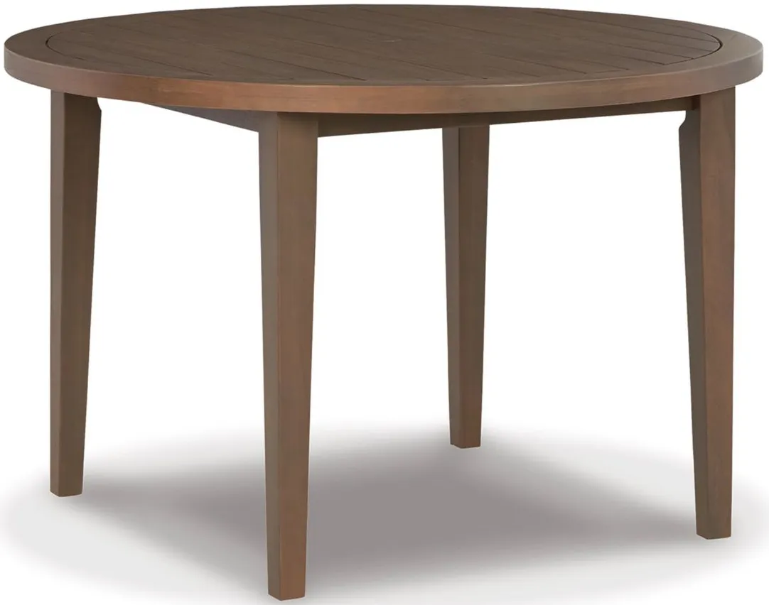 Germalia Outdoor Dining Table in Brown by Ashley Furniture