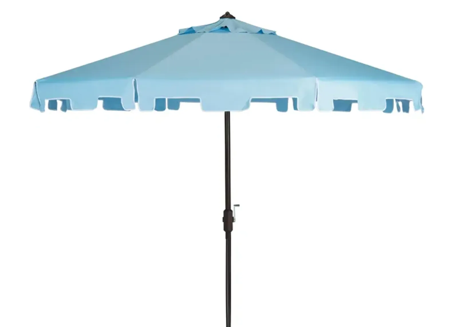 Zimmerman 9' Patio Umbrella in Blue by Safavieh