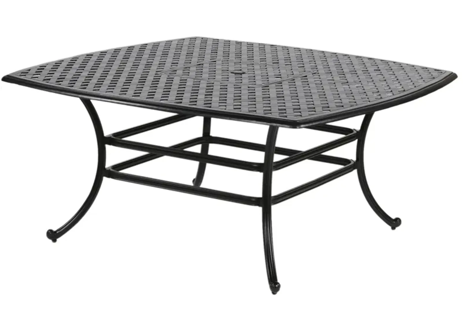 Castle Rock 64" Outdoor Square Dining Table in Metal by Bellanest