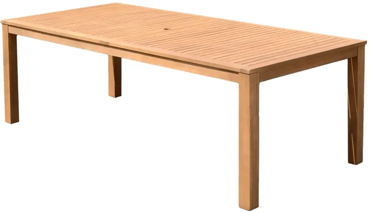 Amazonia Outdoor Teak Rectangular Dining Table