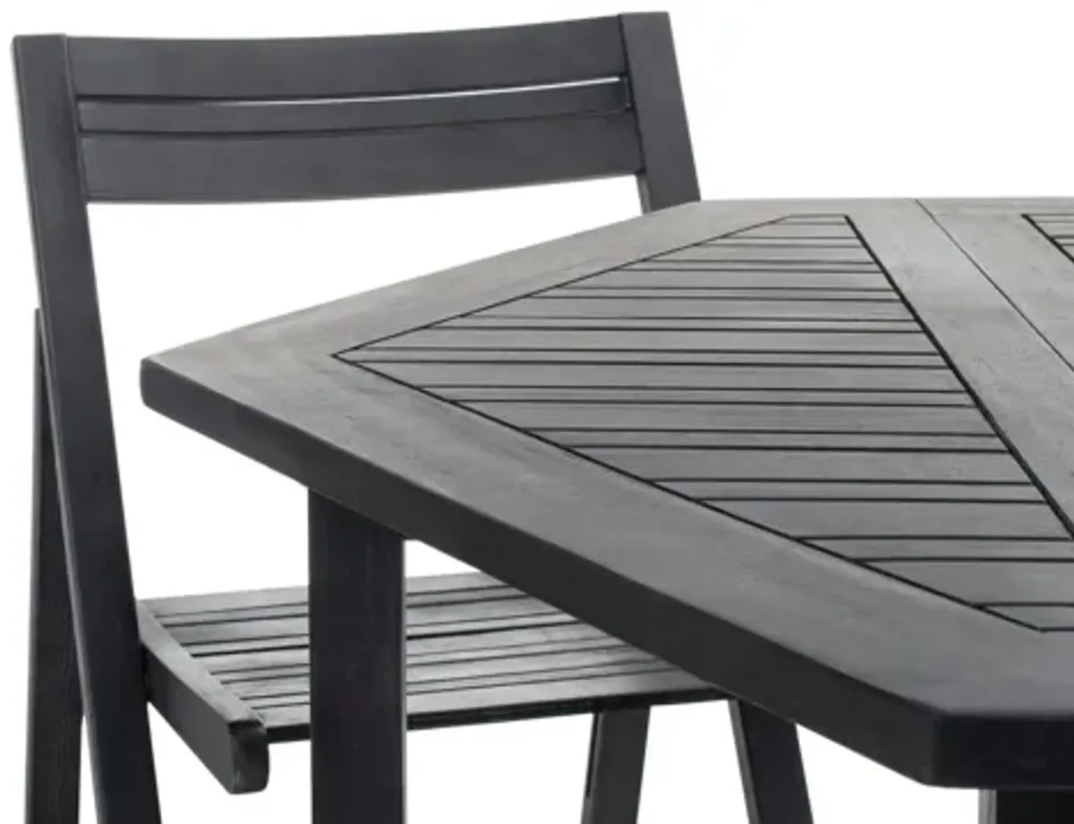 Julyvia Outdoor Table And 4 Chairs