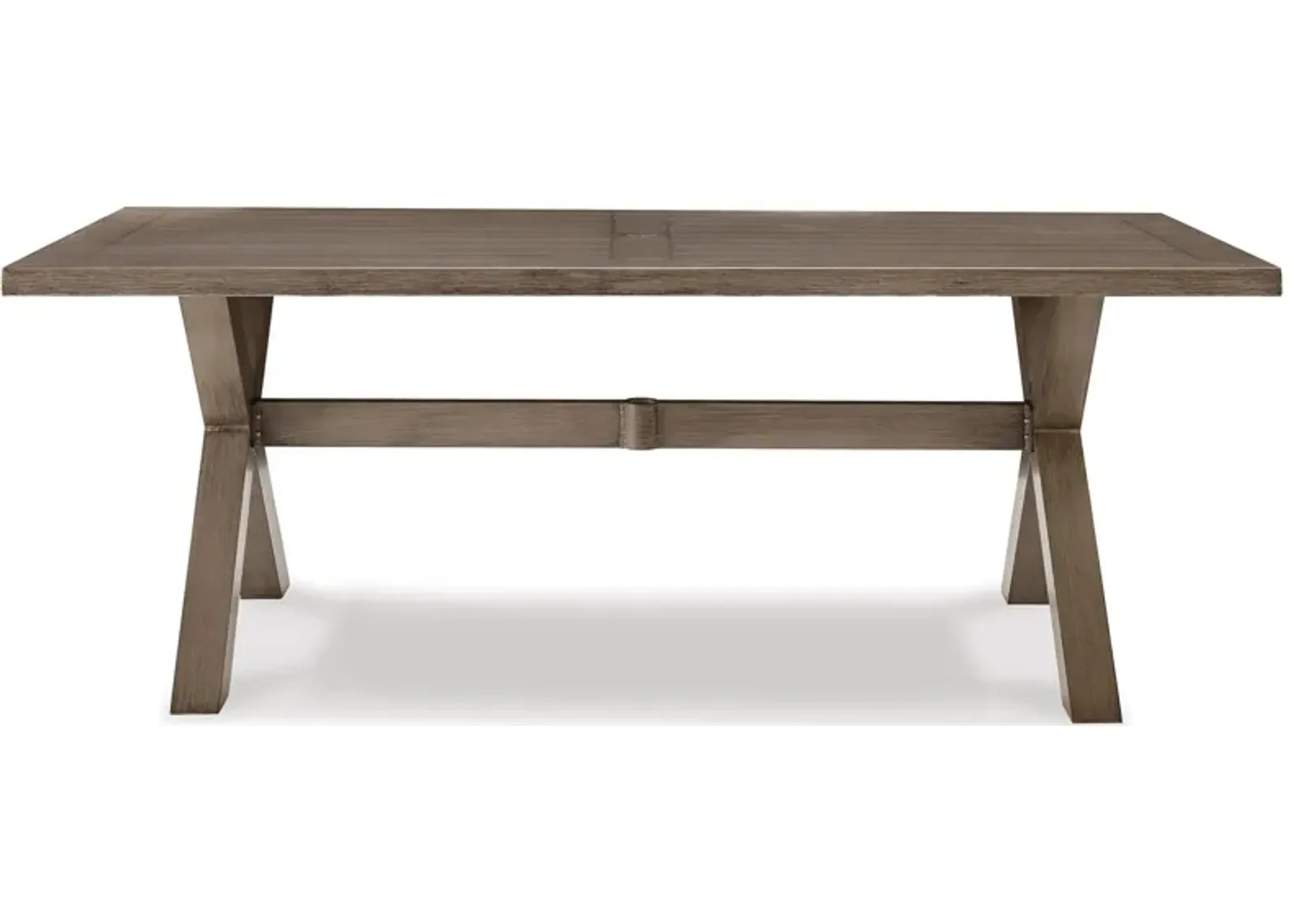 Beach Front Outdoor Dining Table in Beige by Ashley Furniture