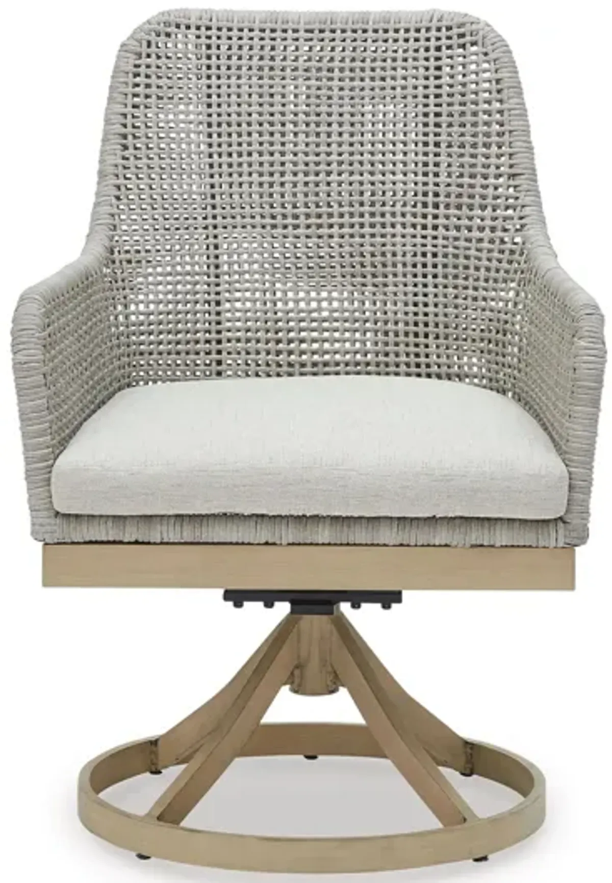 Seton Creek Outdoor Swivel Dining Chair (Set of 2)