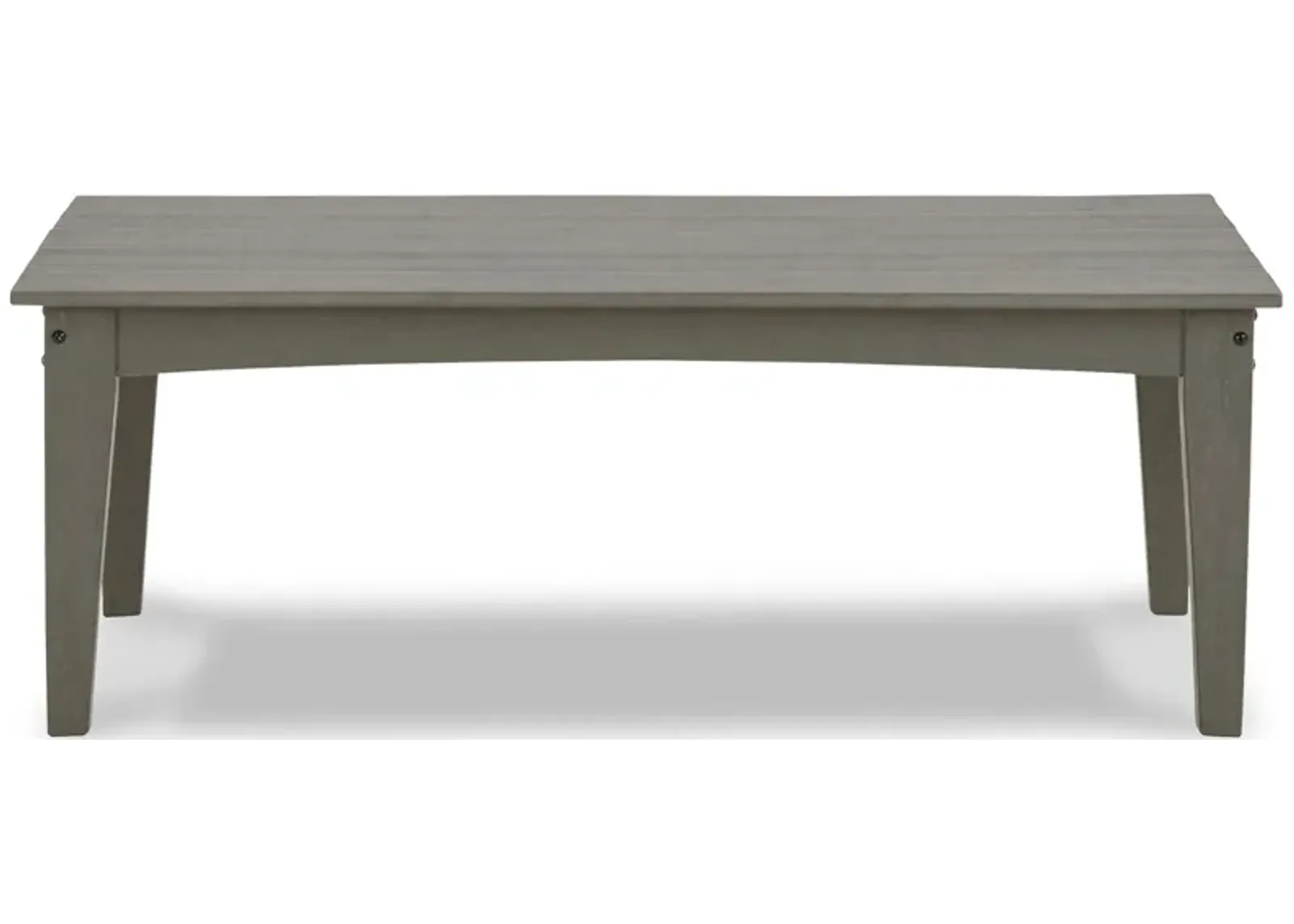 Visola Outdoor Coffee Table in Ash Gray by Ashley Furniture