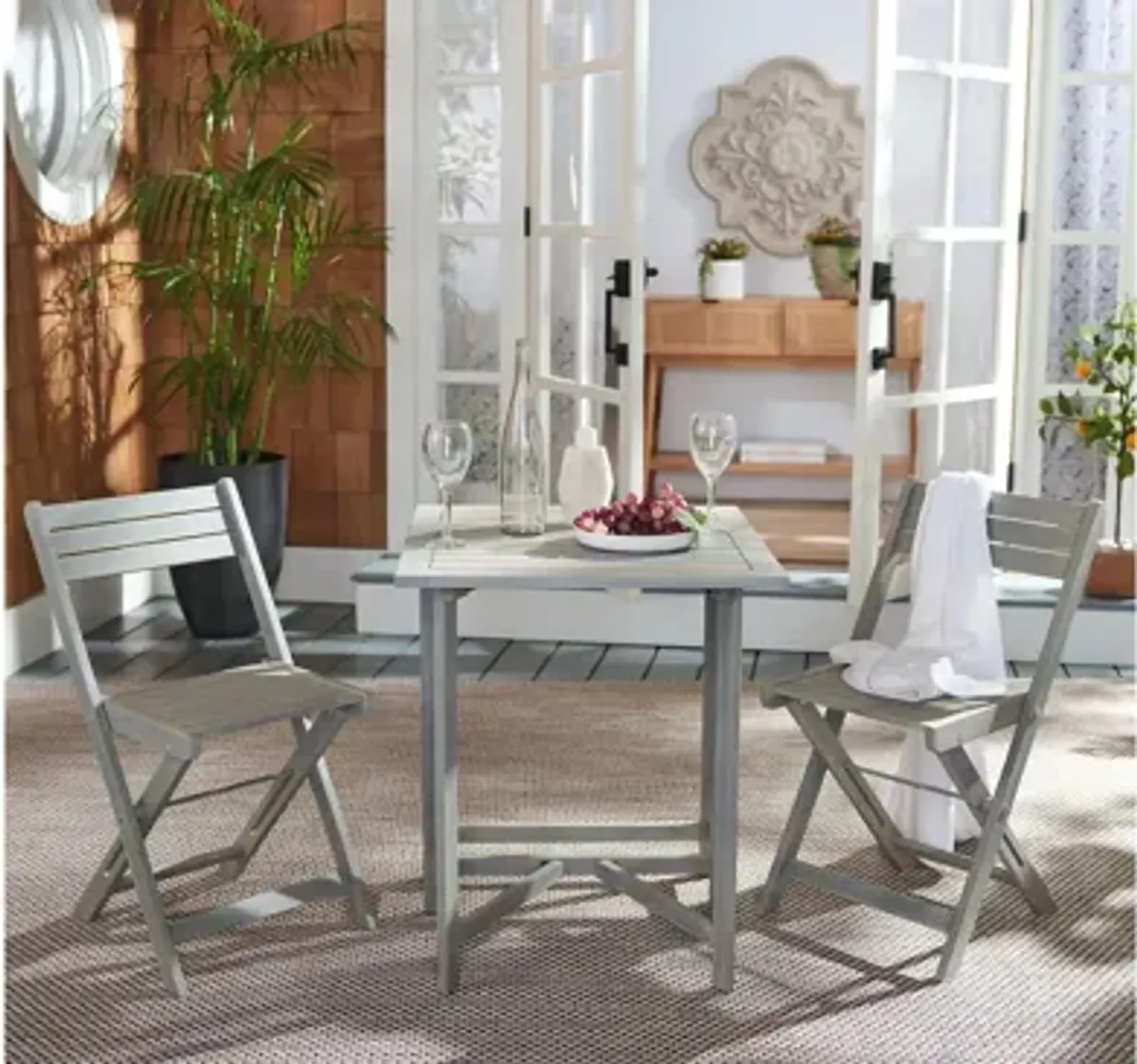 Darien Outdoor Balcony Bistro Set