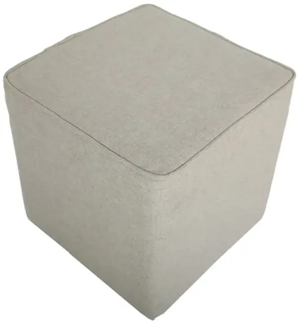 Otto Outdoor Fabric Covered Ottoman - Set of 2