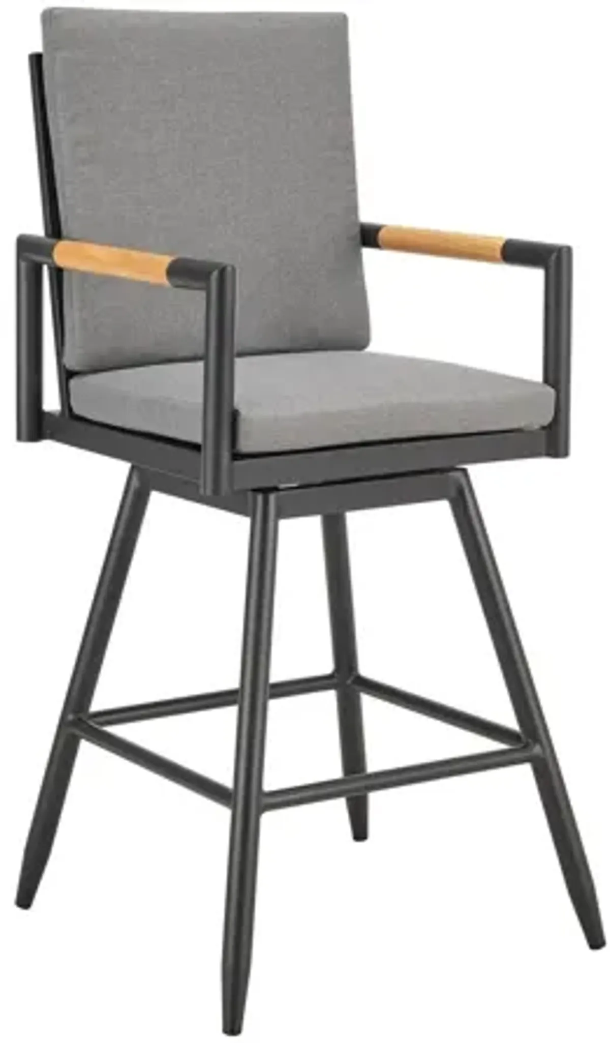 Crown 48" Outdoor Swivel Bar Stool