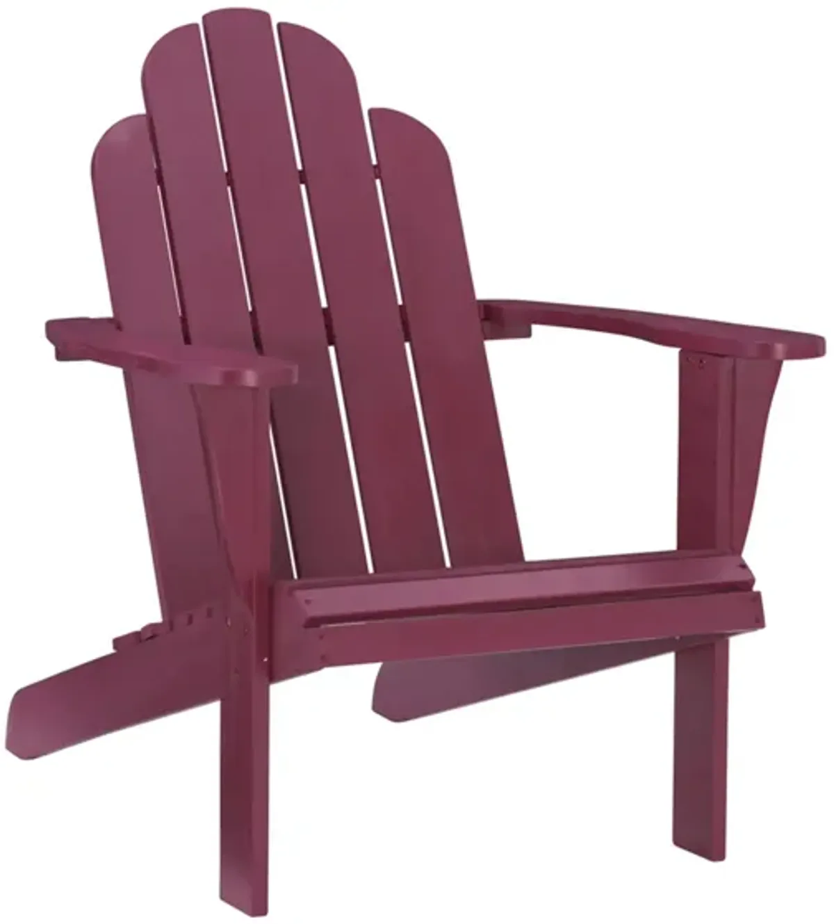 Adirondack Chair in Red by Linon Home Decor