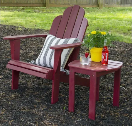 Adirondack Chair in Red by Linon Home Decor