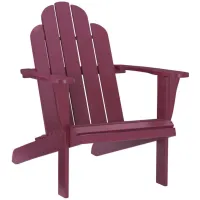 Adirondack Chair in Red by Linon Home Decor