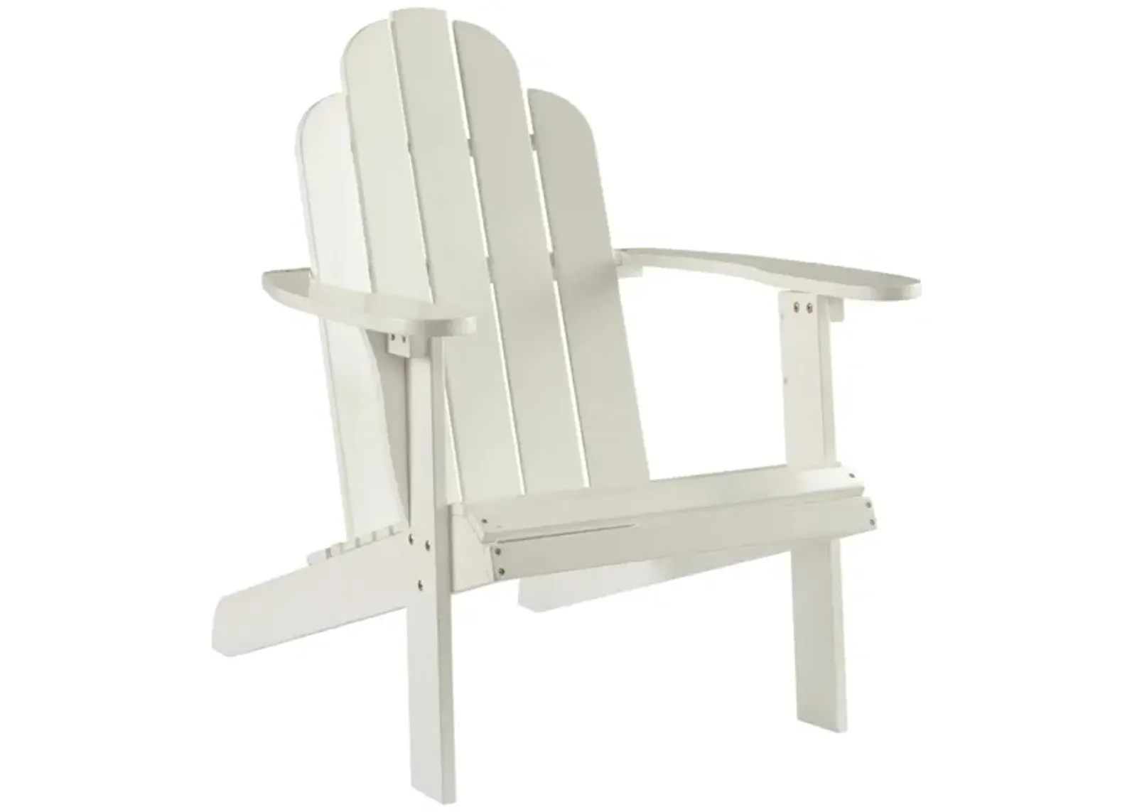 Adirondack Chair in White by Linon Home Decor