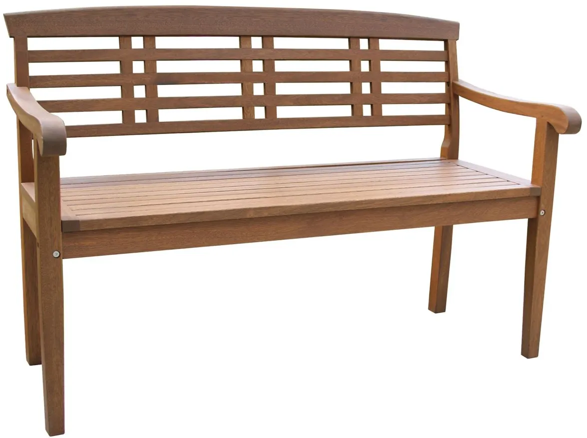 Bowden Outdoor Parkway Bench in Gray by Outdoor Interiors