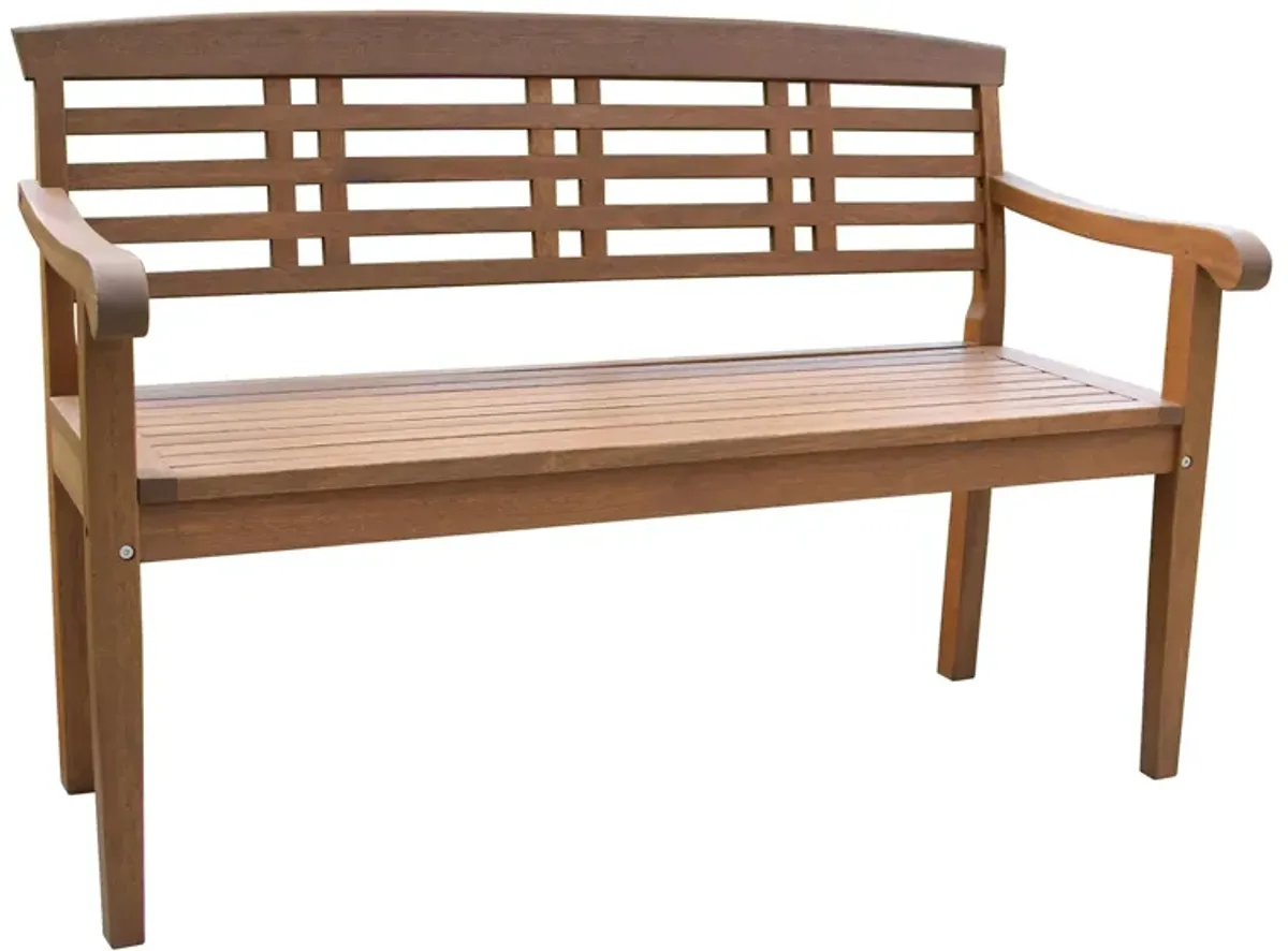 Bowden Outdoor Parkway Bench in Gray by Outdoor Interiors