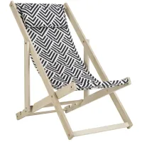 Kendrick Foldable Sling Chair in Graystone by Safavieh