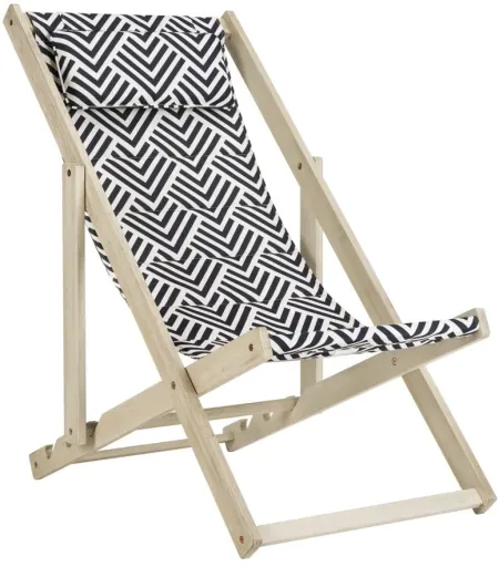 Kendrick Foldable Sling Chair in Graystone by Safavieh