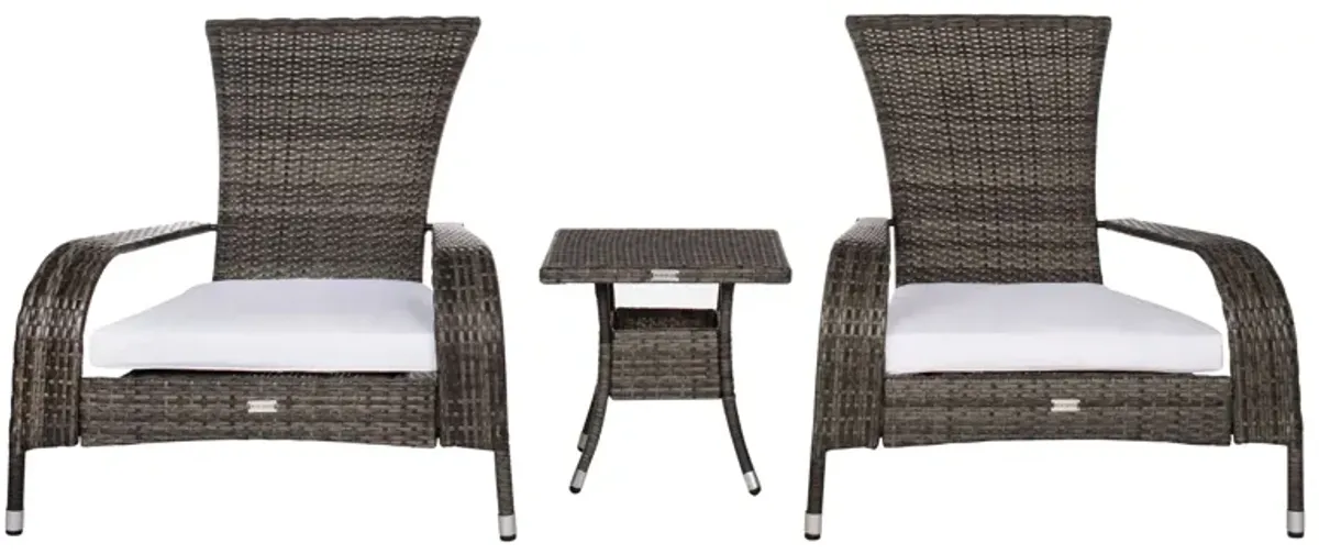 Anaheim 3-pc. Patio Set in Aqua by Safavieh