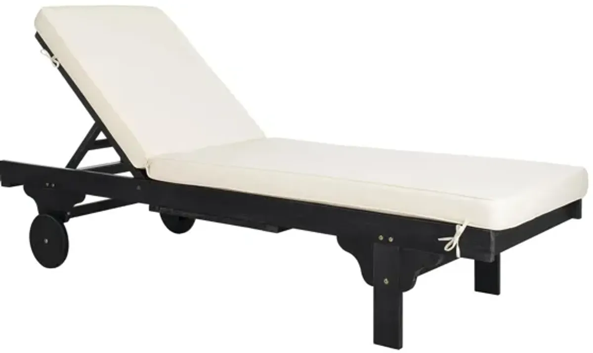 Artria Chaise Lounge Chair With Side Table