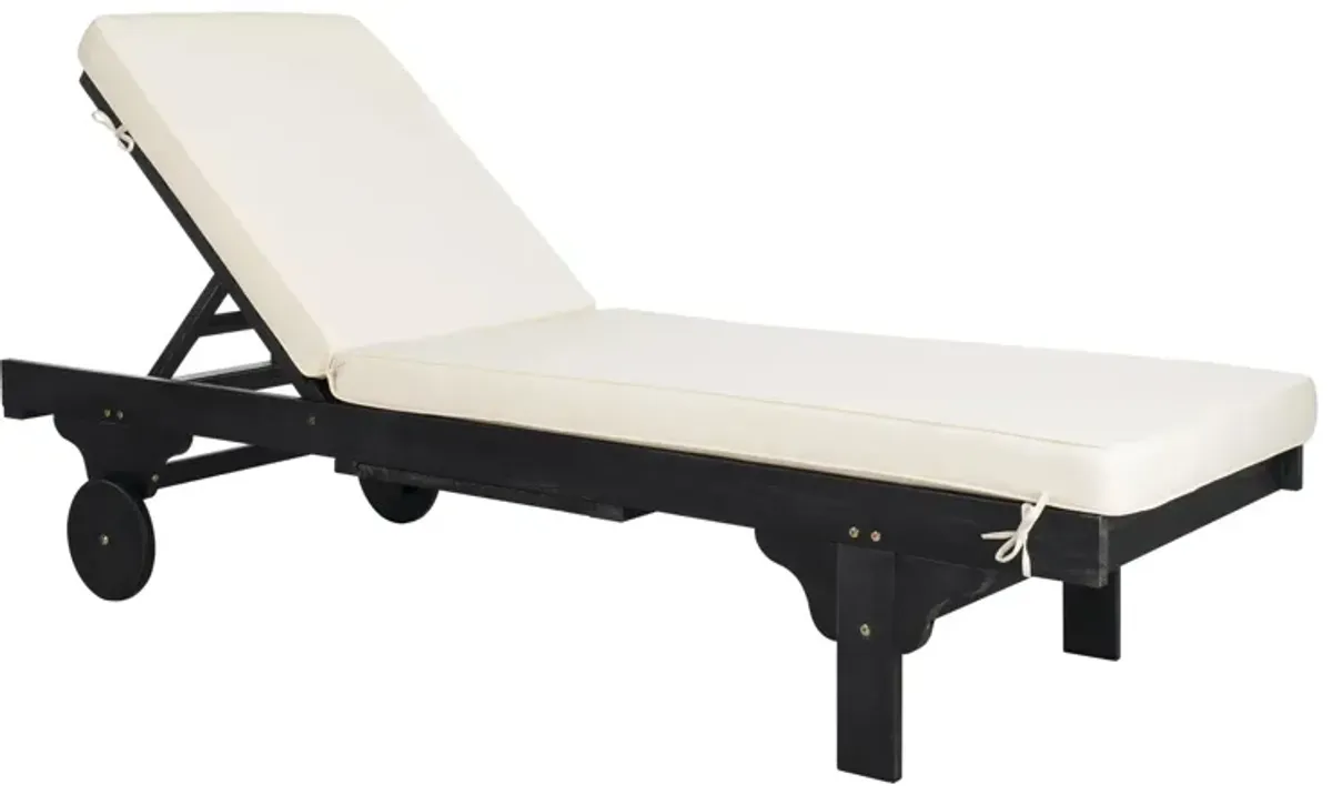 Artria Chaise Lounge Chair With Side Table