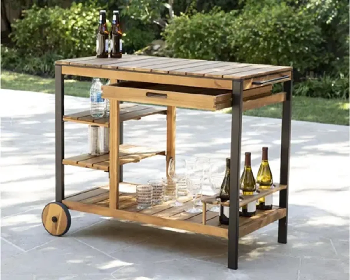 Jameson Outdoor Bar Cart