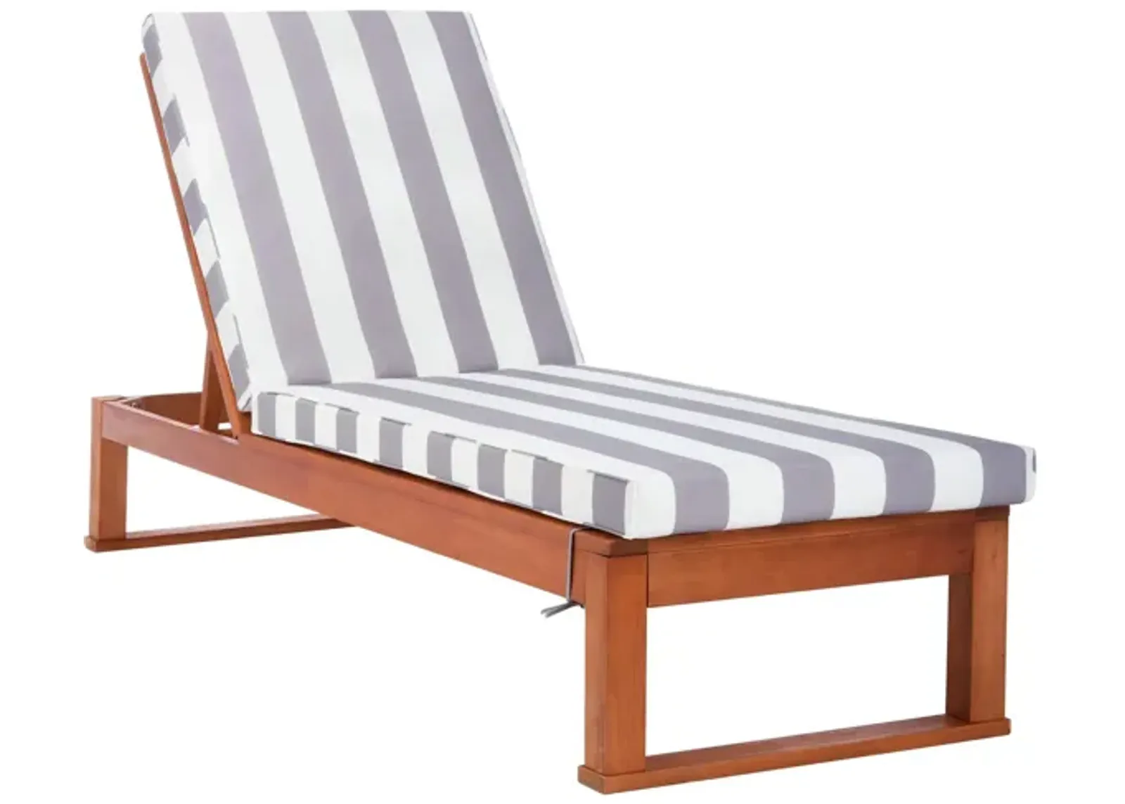 Danser Sun Lounger in Natural/Gray by Safavieh