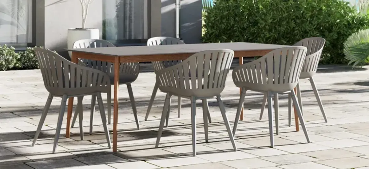 Amazonia 7-pc. Outdoor Rectangular Patio Dining Set