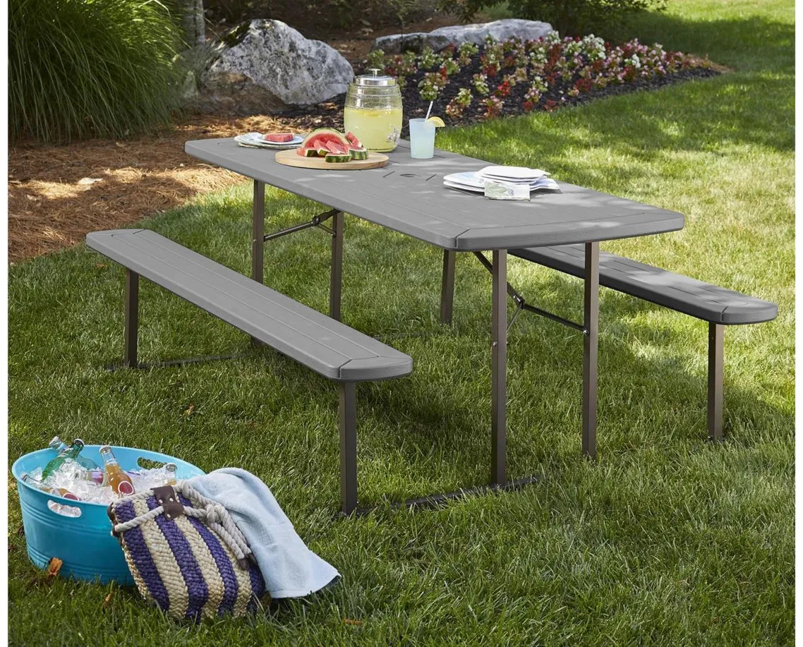 COSCO Outdoor Living 6 ft. Folding Picnic Table