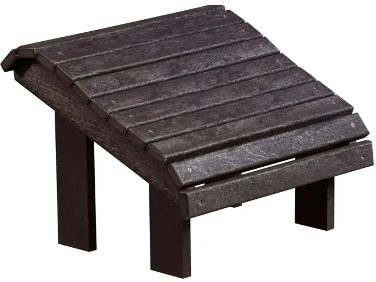 Capterra Casual Recycled Outdoor Premium Adirondack Footstool in Terra by C.R. Plastic Products