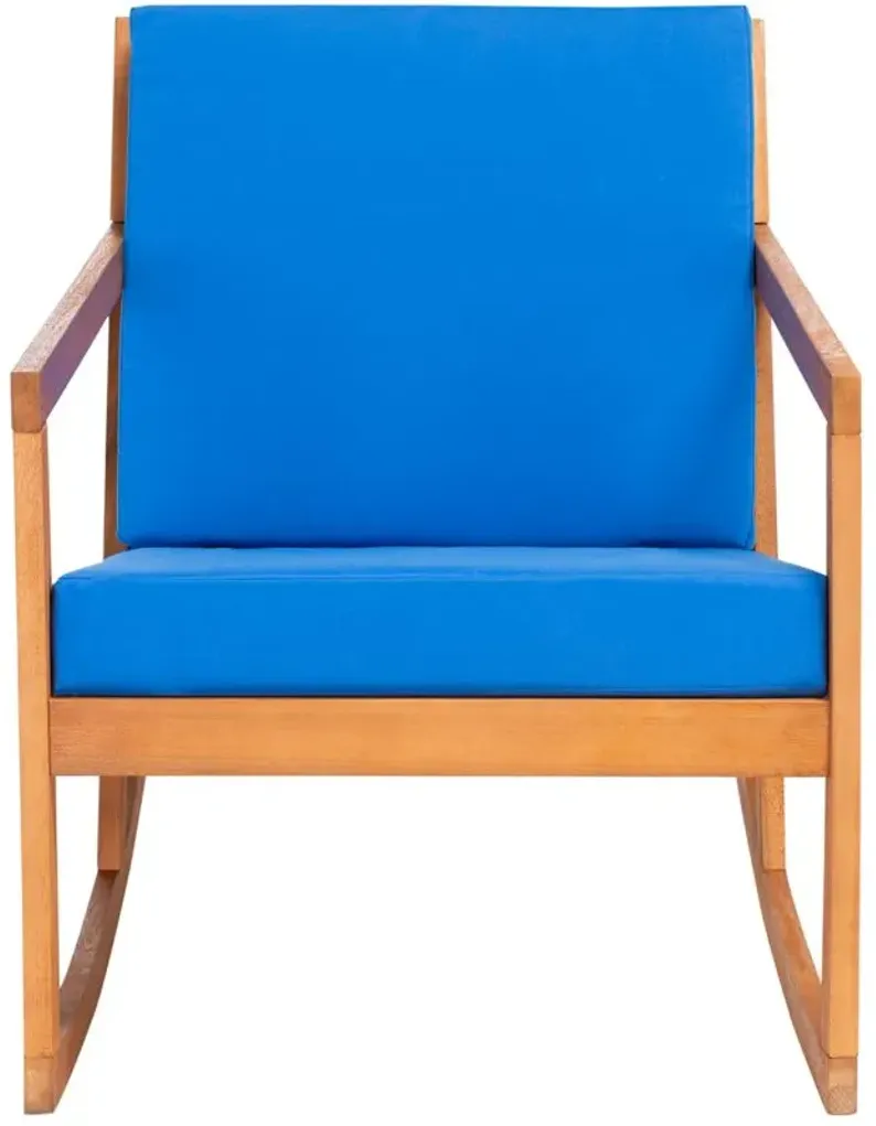 Kipnuk Rocking Chair in Sky Blue by Safavieh