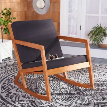 Kipnuk Rocking Chair in Chocolate by Safavieh